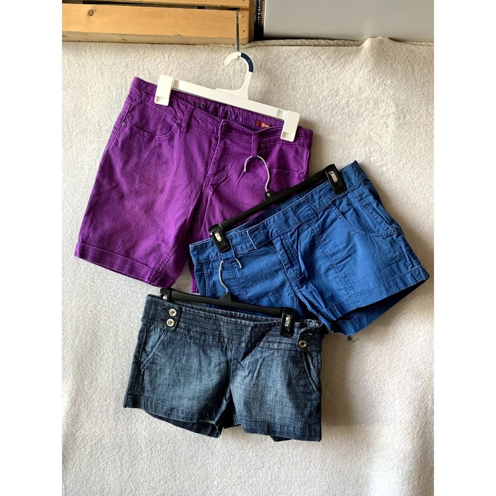Bundle of 3 Women's Shorts Waist 15"